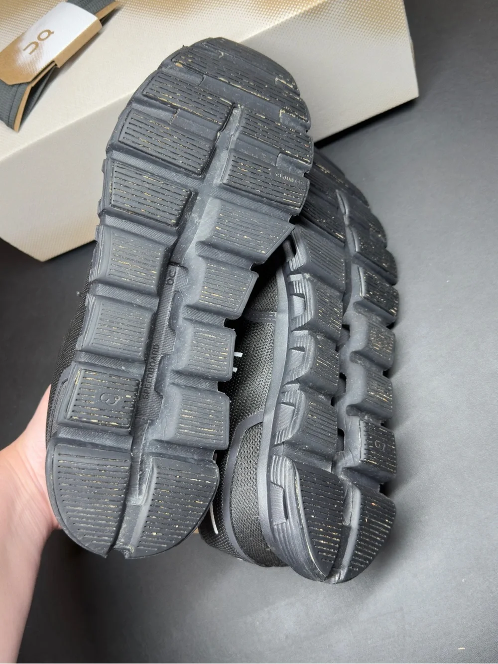On Running mens/womens Cloudventure Waterproof Athletic Shoes - Black